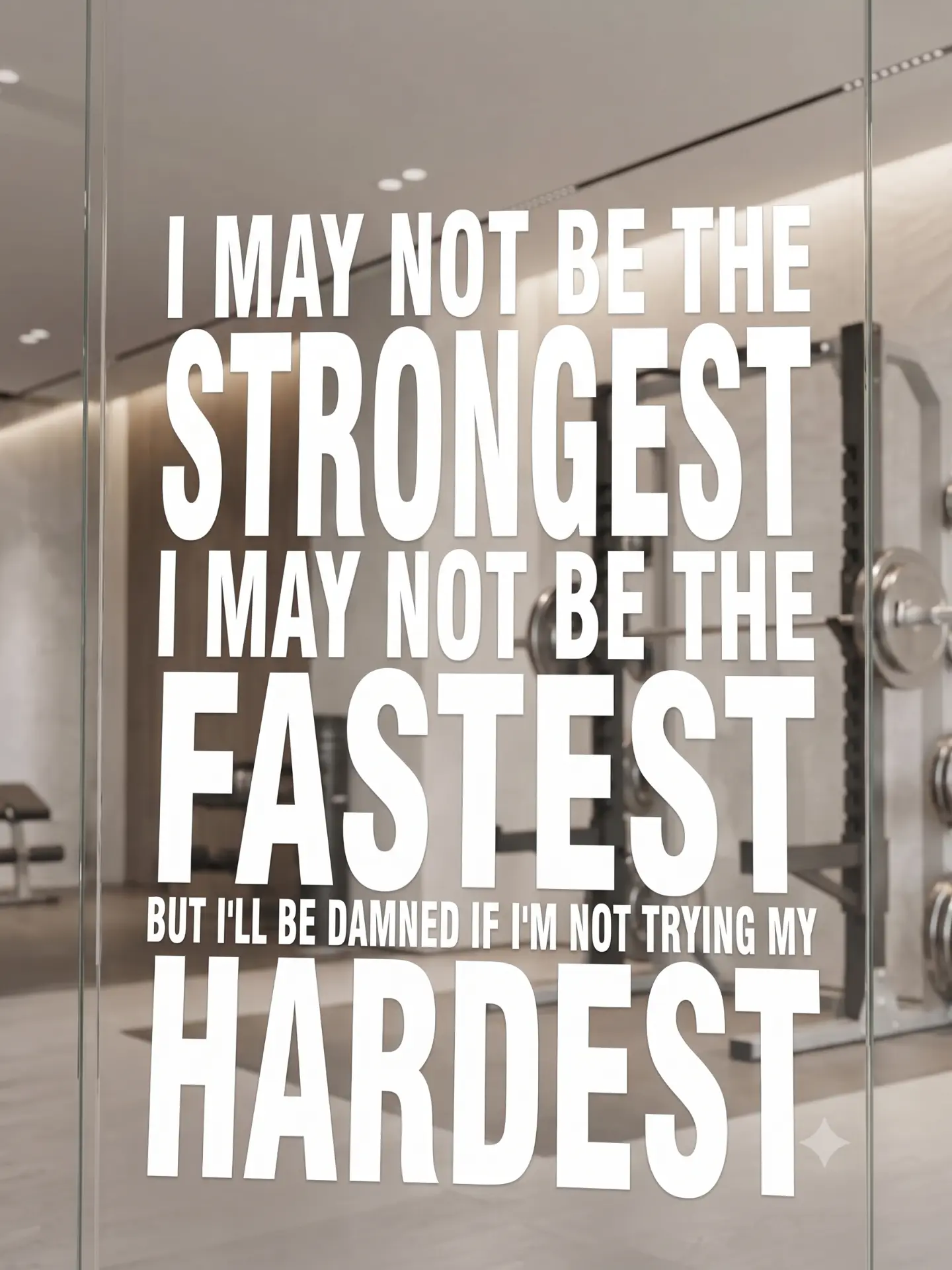 Motivational training floor at Rangers Fitness Gym